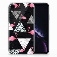 Apple iPhone Xr TPU Hoesje Flamingo Triangle - thumbnail