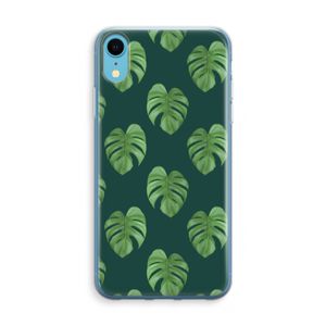 Monstera leaves: iPhone XR Transparant Hoesje