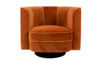 Lounge stoel Flower oranje Dutchbone - thumbnail