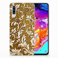 Siliconen Hoesje Samsung Galaxy A70 Barok Goud