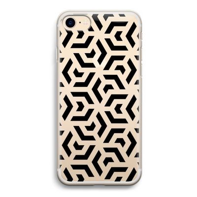 Crazy pattern: iPhone 7 Transparant Hoesje