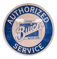 Buick Service Emaille Bord - Ø60cm Buick Service Emaille Bord - Ø60cm
