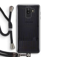 Moroccan stripes: Samsung Galaxy J8 (2018) Transparant Hoesje met koord