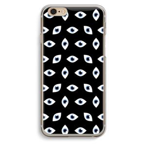 Eyes pattern: iPhone 6 / 6S Transparant Hoesje