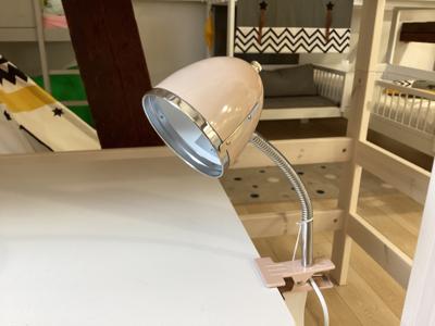 Lifetime knijplamp pink/chroom