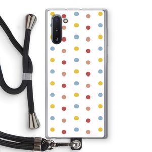 Bollen: Samsung Galaxy Note 10 Transparant Hoesje met koord