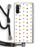 Bollen: Samsung Galaxy Note 10 Transparant Hoesje met koord