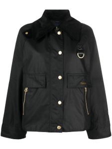 Barbour veste bomber à logo brodé - Noir
