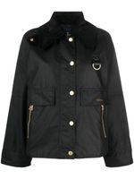Barbour veste bomber à logo brodé - Noir