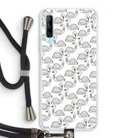 Zwanen: Huawei P Smart Pro Transparant Hoesje met koord
