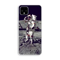 Spaceman: Pixel 4 XL Transparant Hoesje