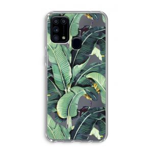 Bananenbladeren: Samsung Galaxy M31 Transparant Hoesje