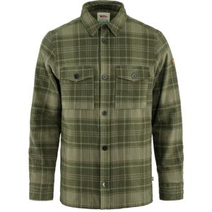Fjallraven Övik Lite Padded Heren Shirt Deep Forest-Laurel Green L