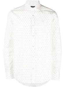 Paul & Shark chemise en coton à pois - Blanc