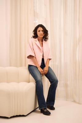 Helena Hart Blazer Pien Croco 7733 Blazers Roze