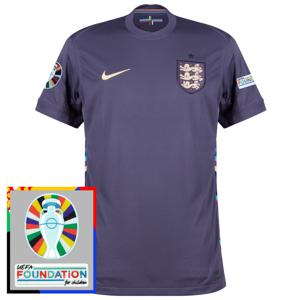 Engeland Shirt Uit 2024-2025 + Euro 2024 Badges