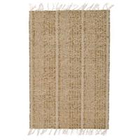 1x Beige/naturel gevlochten placemat 33 x 47 cm rechthoek