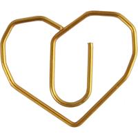 Creativ Company Clips, hart, afm 30x20 mm, goud, 6 stuk/ 1 doos