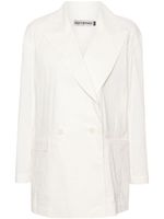 Issey Miyake blazer croisé Shaped Membrane - Blanc - thumbnail