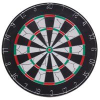 Dartbord Longfield set - Dia 45 cm - met 6 dartpijltjes van 18 gram Dartbord Longfield set - Dia 45 cm - met 6 dartpijltjes van 18 gram