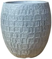 Terraliet bloempot 0x0cm donkergrijs
