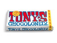 Tony's Chocolonely Wit Chocolade Reep 28% 180g bij Jumbo - thumbnail