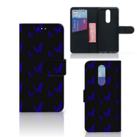 Alcatel 3 (2019) Telefoon Hoesje Vlinder Patroon - thumbnail