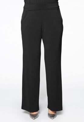 Yoek Broek met tailleband | Zwart | Maat 54/56