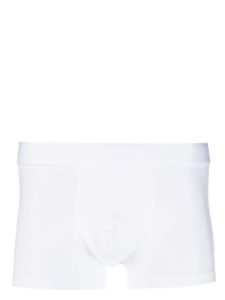 Sunspel boxer à logo imprimé - Blanc