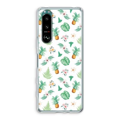 Ananas bladeren: Sony Xperia 5 III Transparant Hoesje