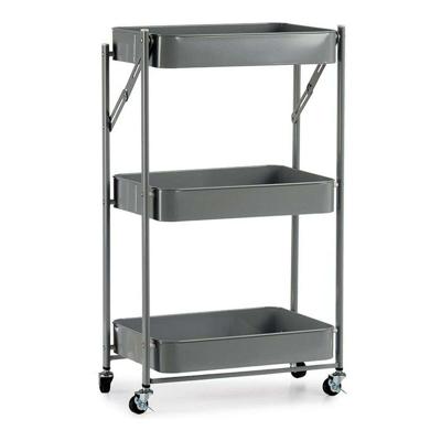 Groentetrolley Kinvara B1148I-TJ B1148I-TJ Grijs Staal Plastic 29,5 x 78,5 x 45,5 cm