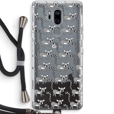 Makis: LG G7 Thinq Transparant Hoesje met koord
