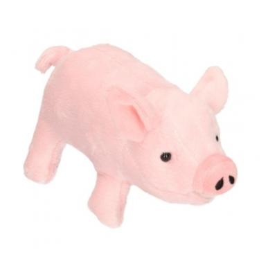 Cornelissen knuffel biggetje - 20.5 cm - roze - boerderij dieren - pluche