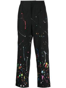 Haculla pantalon Smothered in Paint à plis - Noir