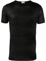 Zimmerli t-shirt à col rond - Noir