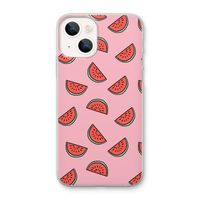 Watermeloen: iPhone 13 mini Transparant Hoesje Watermeloen: iPhone 13 mini Transparant Hoesje