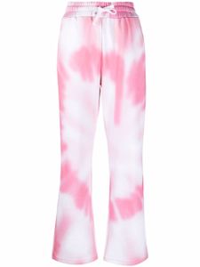 RED Valentino pantalon de jogging à imprimé tie-dye - Rose