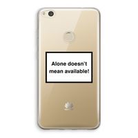 Alone: Huawei Ascend P8 Lite (2017) Transparant Hoesje