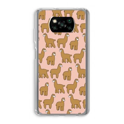 Alpacas: Xiaomi Poco X3 NFC Transparant Hoesje