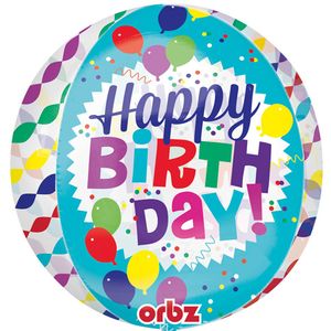 Orbz Happy Birthday Streamers