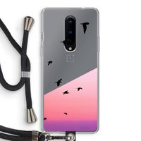 Fly away: OnePlus 8 Transparant Hoesje met koord