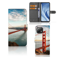 Xiaomi 11 Lite 5G NE | Mi 11 Lite Flip Cover Golden Gate Bridge