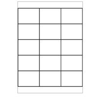 A4 etiketten 70 x 50,8 mm wit 100 vel Sorex
