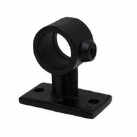 Afstandklem mat zwart structuur steigerbuis met inbusbout steigerbuis Ø 33.7mm