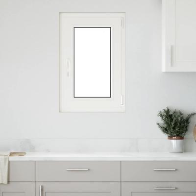 Kelderraam "RISOR" 50x75 cm draai-kiep DIN rechts wit