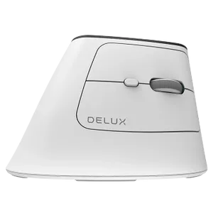 Wireless Ergonomic Mouse Delux MV6 DB BT+2.4G (white)