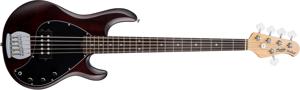 Sterling by Music Man StingRay Ray5 Elektrische basgitaar Walnoot 4 snaren