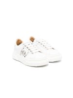 Philipp Plein Junior baskets Hexagon à détails de clous - Blanc