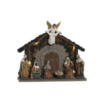 Kerststal set Home ESPRIT Multicolour Hars