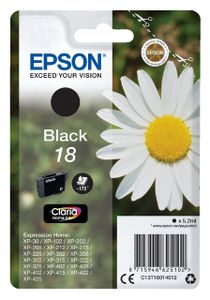 Inktcartridge Epson 18 T1801 zwart